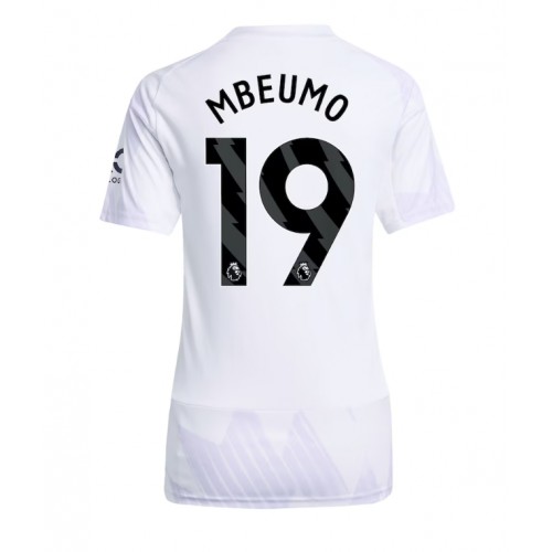 Manchester United Bryan Mbeumo #19 Fußballbekleidung Auswärtstrikot Damen 2025-26 Kurzarm